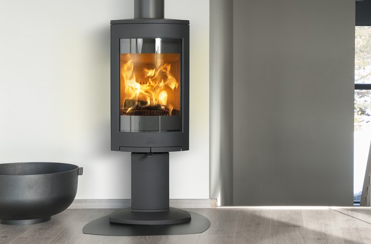 Estufa de leña Jotul 373 Blanca – Chimeneas Impormade